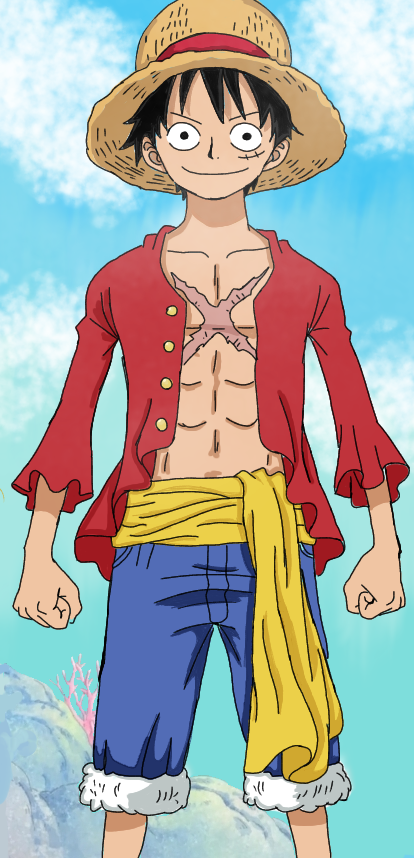MONKEY D. LUFFY by 0nePieceFanArt on DeviantArt