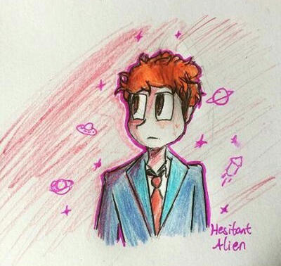 Hesitant Alien by ISuckButThatsOk on DeviantArt