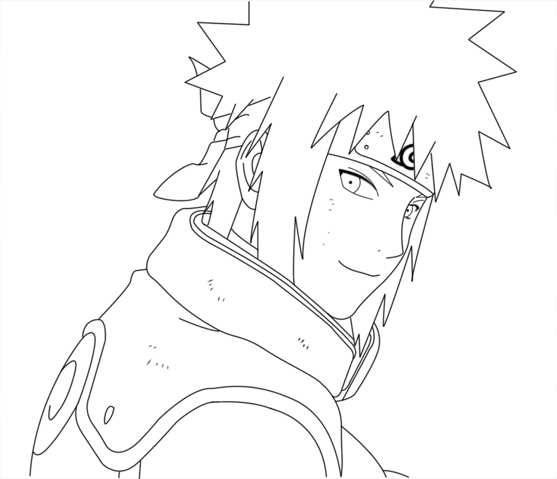 Draw color Minato Namikaze  Desenhos de anime, Esboços disney