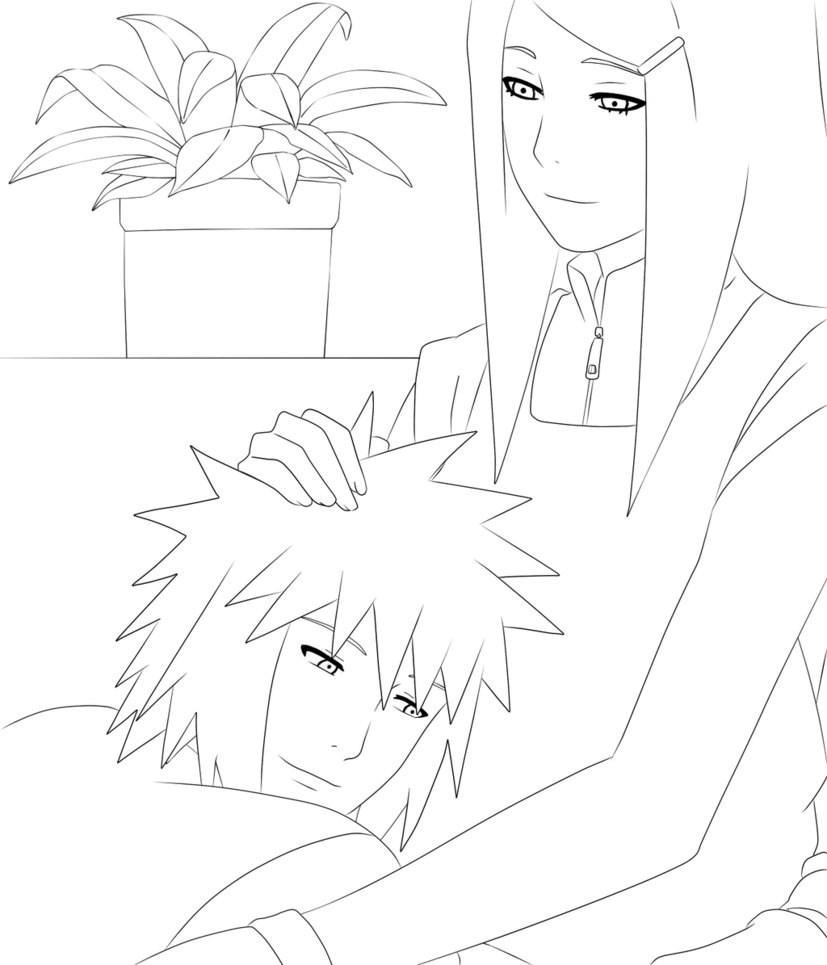 Naruto e Minato para colorir - Imprimir Desenhos