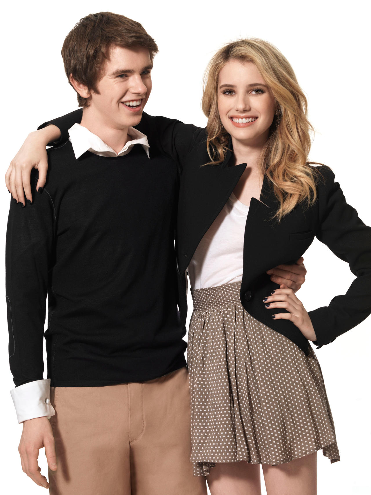 Emma Roberts And Freddie Highmore 04 By Dcmediabadgirls On Deviantart Emma Roberts And Freddie Highmore 04 By Dcmediabadgirls On Deviantart