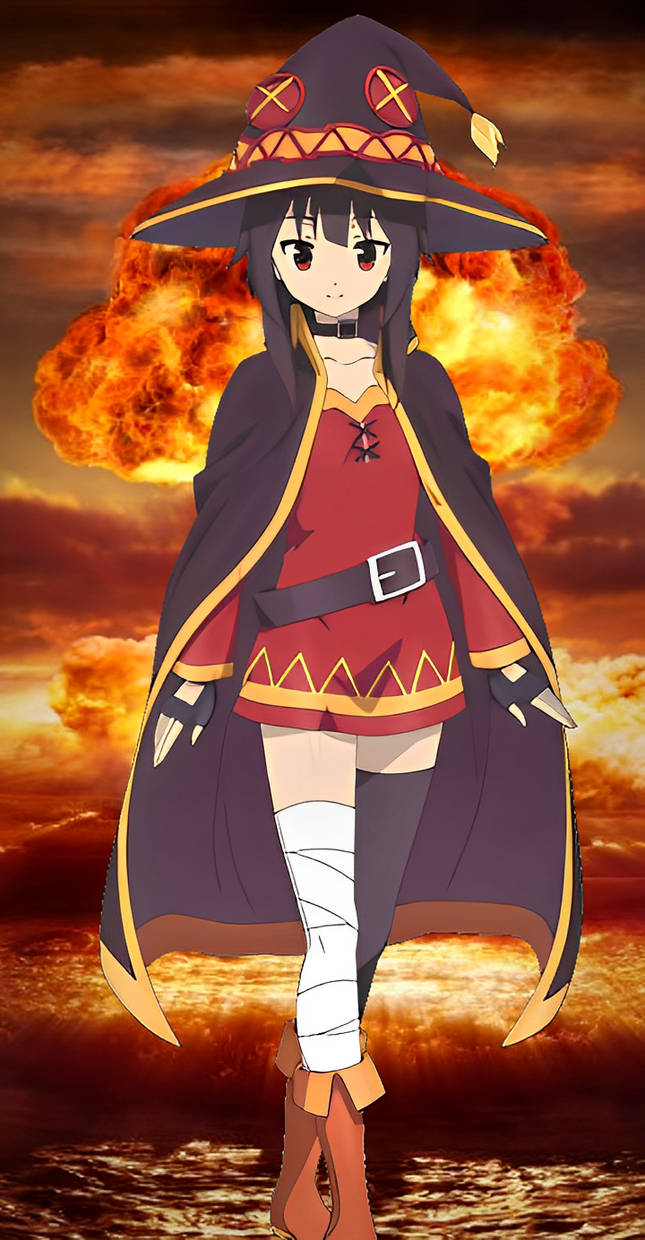 Megumin Back Megumin Konosuba wallpaper by Linkfreakk on DeviantArt