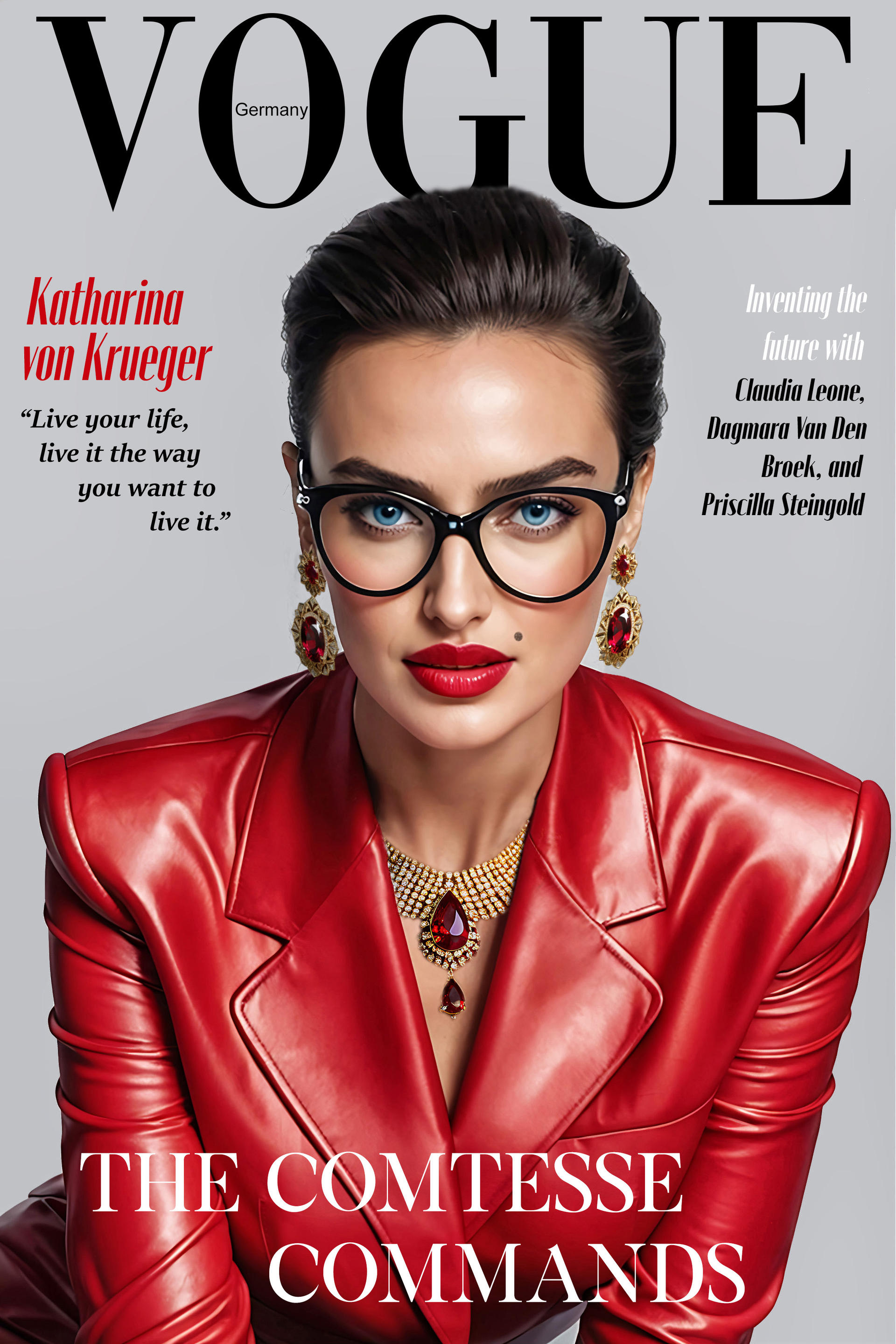 VOGUE Magazine THE COMTESSE COMMANDS Cover By Jokovich01 On DeviantArt vogue-magazine-the-comtesse-commands-cover-by-jokovich01-on-deviantart