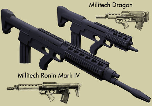 Militech Ronin and Dragon