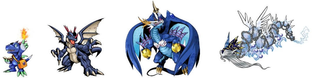 Rurimon evolution line (Azulongmon) by DigimonTheory on DeviantArt