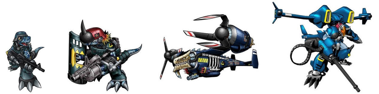 Commandramon evolution line (Brigadramon) by DigimonTheory on DeviantArt