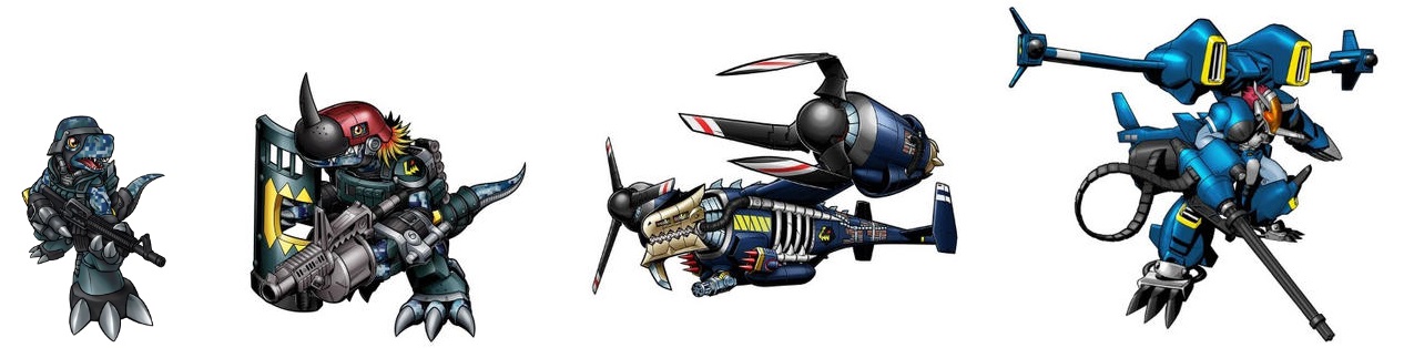 Commandramon evolution line (Brigadramon) by DigimonTheory on DeviantArt