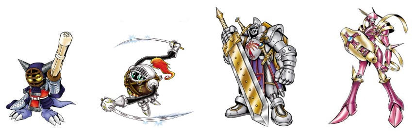 Kotemon Evolution Line (Royalknightmon) by DigimonTheory on DeviantArt