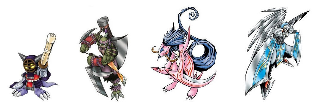 Kotemon evolution line (SlashAngemon) by DigimonTheory on DeviantArt