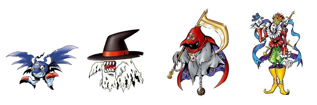 Demidevimon evolution line (Piedmon) by DigimonTheory on DeviantArt