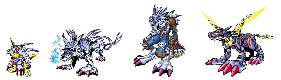 Garbagemon Evolution Line Gabumon evolution line (MetalGarurumon) by DigimonTheory on DeviantArt