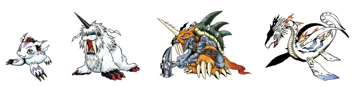 Gomamon evolution line (Plesiomon) by DigimonTheory on DeviantArt