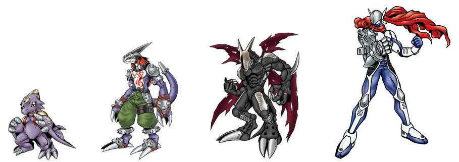 Monodramon evolution line (Justimon) by DigimonTheory on DeviantArt