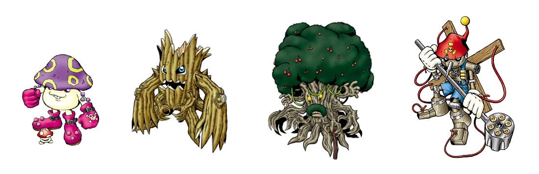 Mushroomon evolution line (Puppetmon) by DigimonTheory on DeviantArt