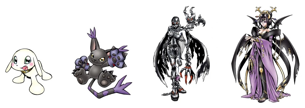 Custom Digimon Line Digimon Lilithmon Evolution Chart