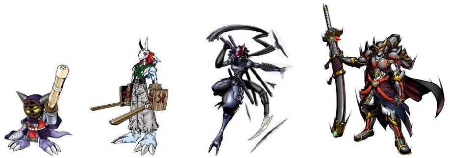 Tactimon Evolution Line Kotemon evolution line (Tactimon) by DigimonTheory on DeviantArt