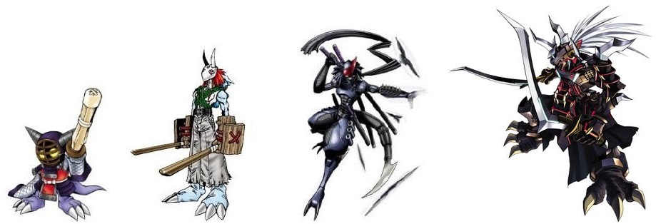 Kotemon evolution line (Gaiomon) by DigimonTheory on DeviantArt