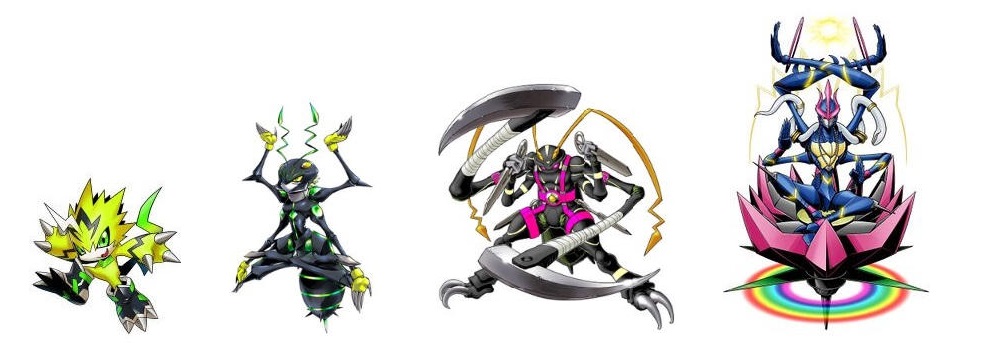 Pulsemon evolution line (Shivamon) by DigimonTheory on DeviantArt