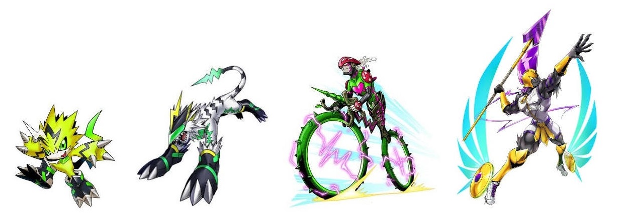 Pulsemon Evolution Line (Achillesmon) by DigimonTheory on DeviantArt