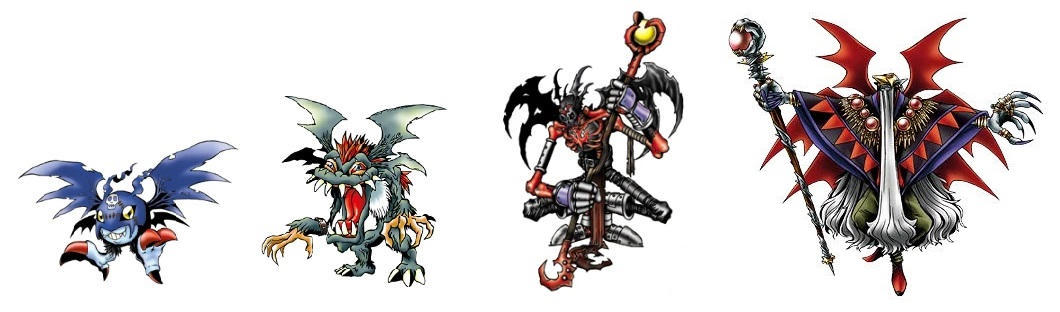 Demidevimon evolution line (Barbamon) by DigimonTheory on DeviantArt