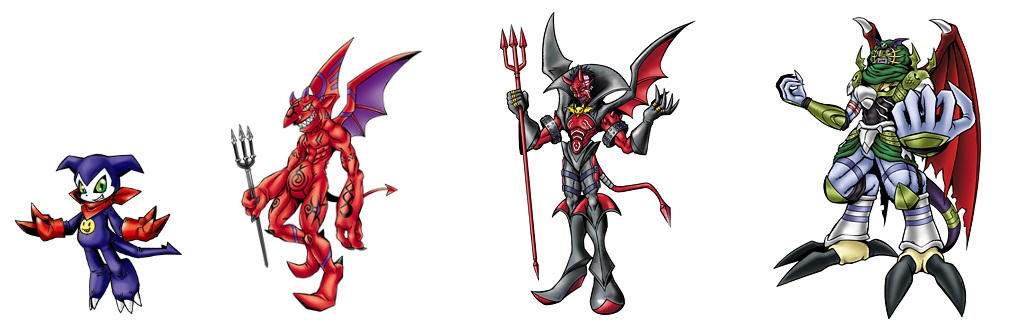 Impmon Evolution Line (Murmukusmon) by DigimonTheory on DeviantArt