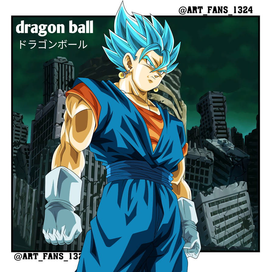 Vegito SSJ Blue digital art by artfans1324 on DeviantArt