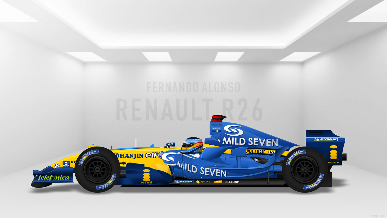Alonso renault best sale 2006