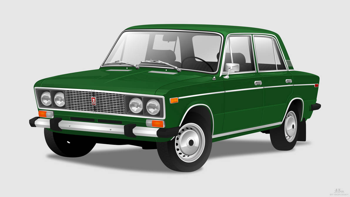 7 ВАЗ 2103 Жигули зеленый