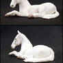 Mini White Horse Sculpture