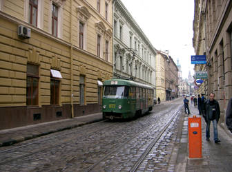 Lviv, tram Tatra T4SU