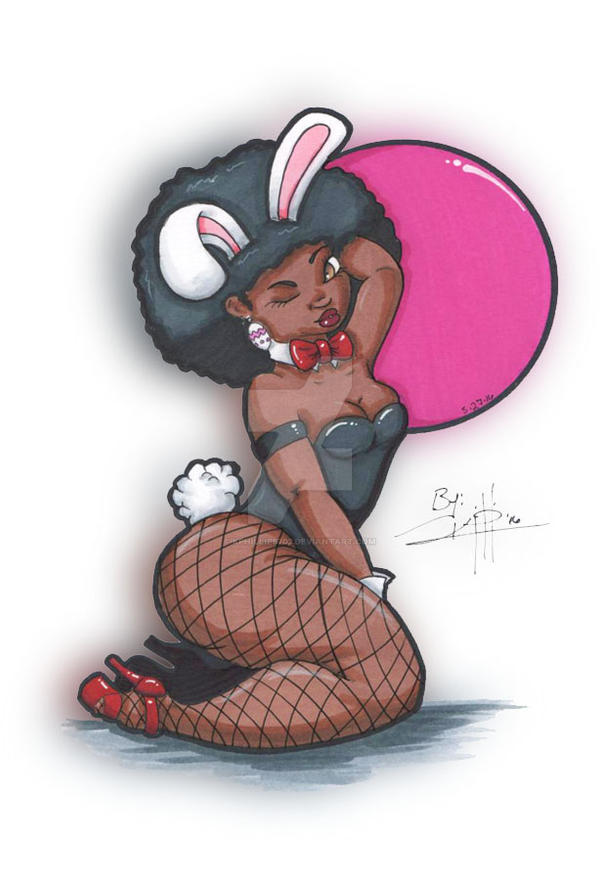 Chocolate Bunny pinup