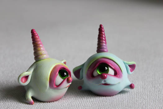 one-eyed unicorn-snails