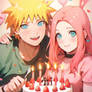 Happy birthday Naruto  narusaku 