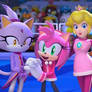 Mario and Sonic girls