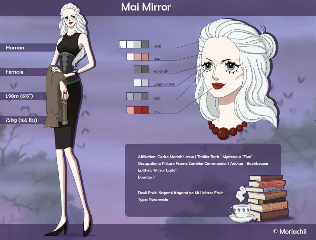 Mirror Oc (OLD!!!) One Piece OC - Mai Mirror (Thriller Bark) by MoriachiisArt on ...