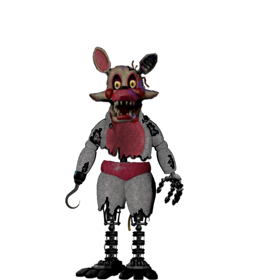 Withered Funtime Foxy/toy foxy.
