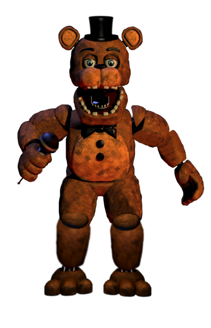 Freddy Withered consertado  Unwithered Freddy 