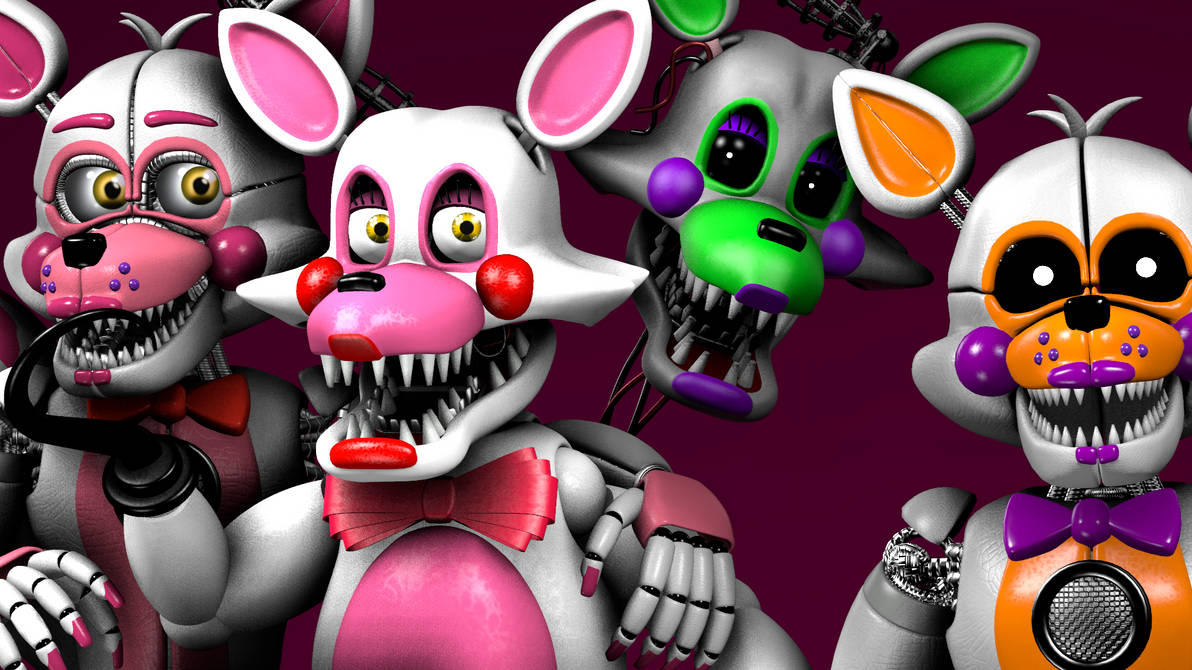 Fun Time Fox Funtime Fox Quartet by sammy2005 on DeviantArt