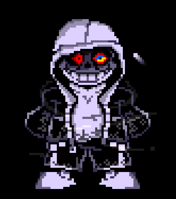 Pixilart - Dust sans fight by TeaboxGremlinVA