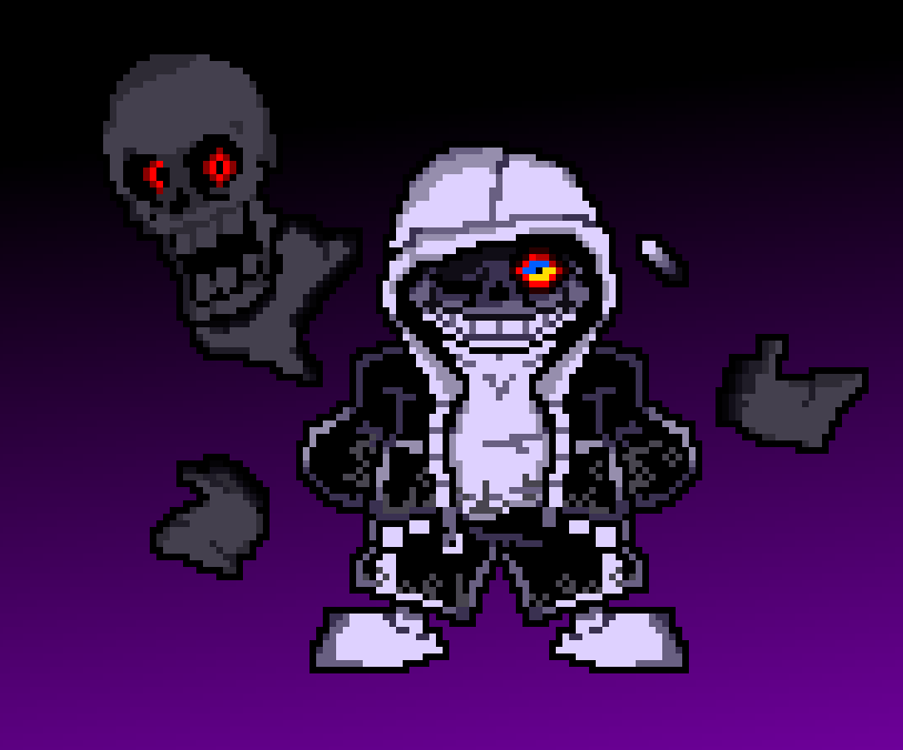 Pixilart - Vs Dust Sans by Dusttrust-Sans