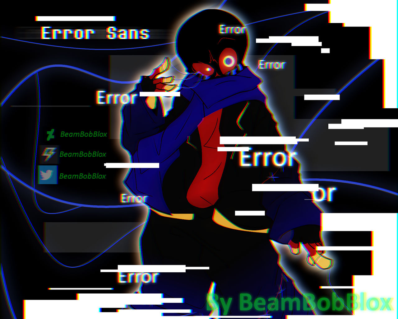 Error Sans (effect) by BeamBobBlox on DeviantArt