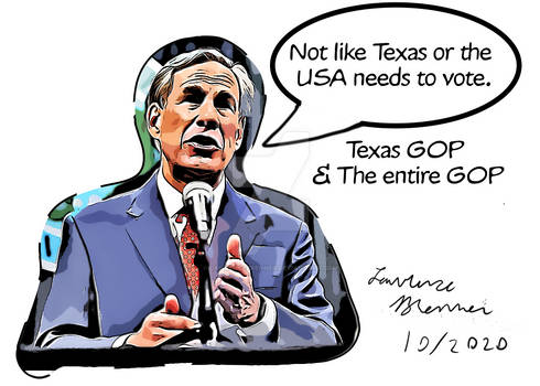 Texas GOP Political Cartoon