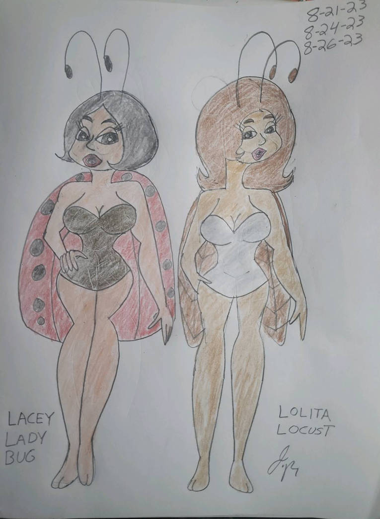 Lacy Ladybug (SK) Lacey LadyBug And Lolita Locust by PJToon75 on DeviantArt