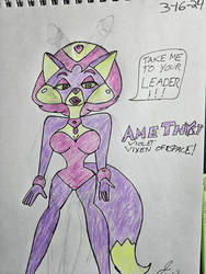 (SK)  Amethyst, Violet Vixen From Space!