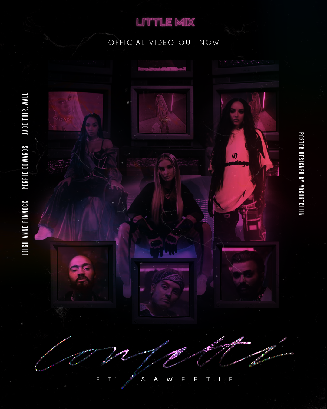 CONFETTI (OFFICIAL VIDEO) - LITTLE MIX FT SAWEETIE by GeorgiiG on ...