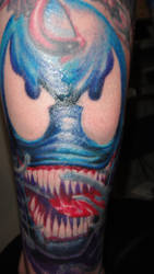 Venom Portrait Tattoo