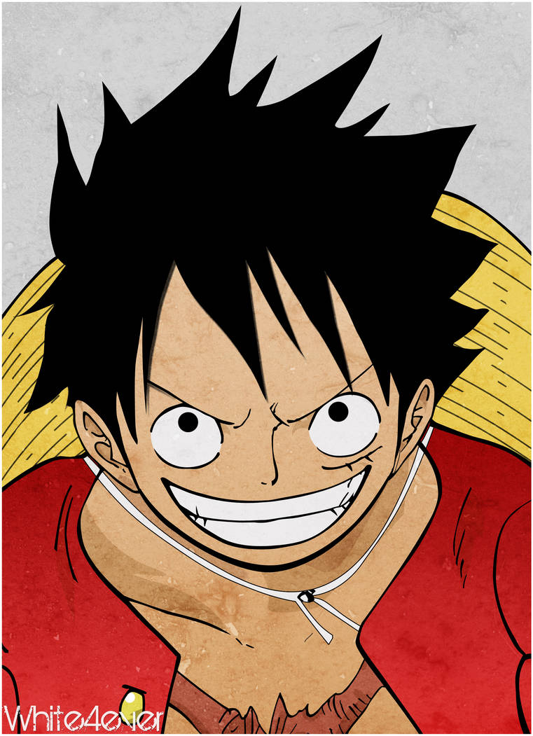 Luffy Painting by Whiteworld6 on DeviantArt