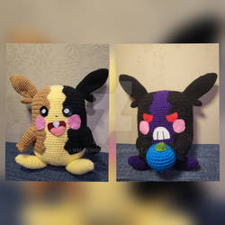 Reversible Crochet Morpeko 