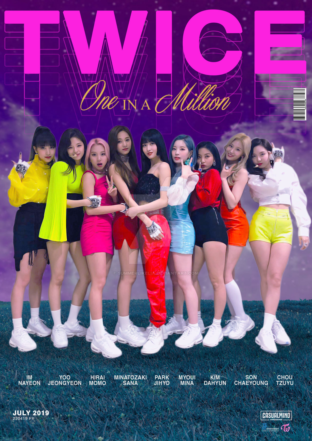 Twice One In A Million Magazine Cover By Summerlikelia On Deviantart Twice One In A Million Magazine Cover By Summerlikelia On Deviantart