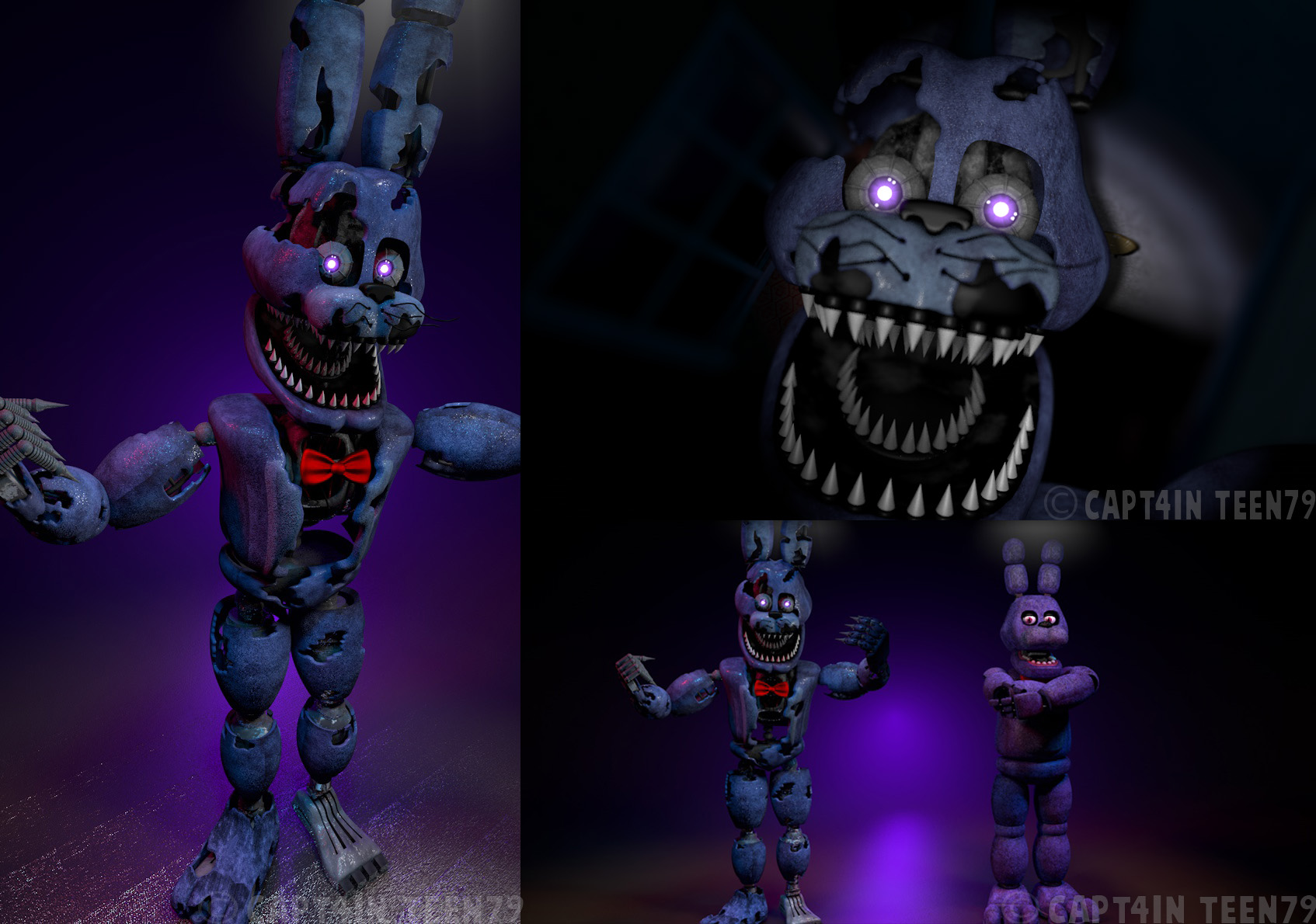 Nightmare Bonnie (Five Nights at Freddy's 4) by ArtyJoyful on DeviantArt